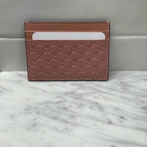 Pink Gucci Cardholder